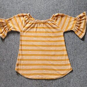 Knit babydoll top